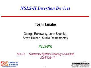 NSLS-II Insertion Devices