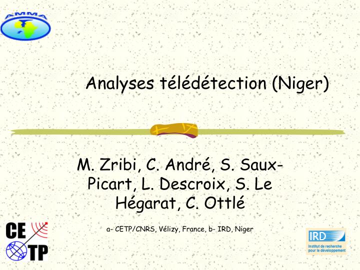 analyses t l d tection niger