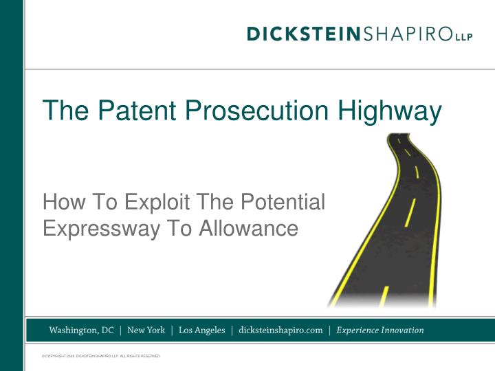 the patent prosecution highway