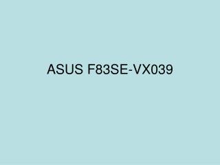 asus f83se vx039