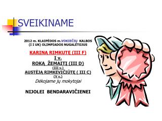 sveikiname
