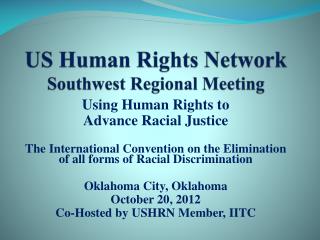US Human Rights Network Southwest Regional Meeting