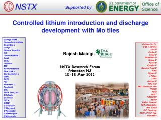 Controlled lithium introduction and discharge development with Mo tiles