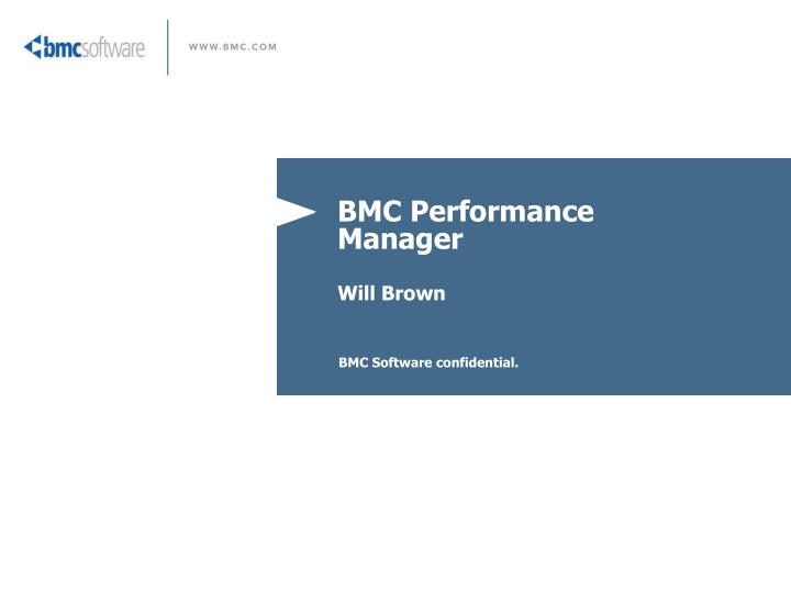 bmc performance manager