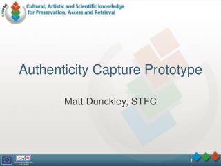Authenticity Capture Prototype