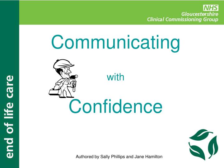 communicating with confidence
