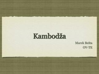 kambod a