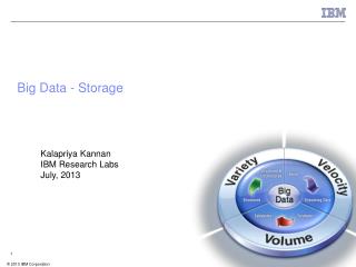 Big Data - Storage