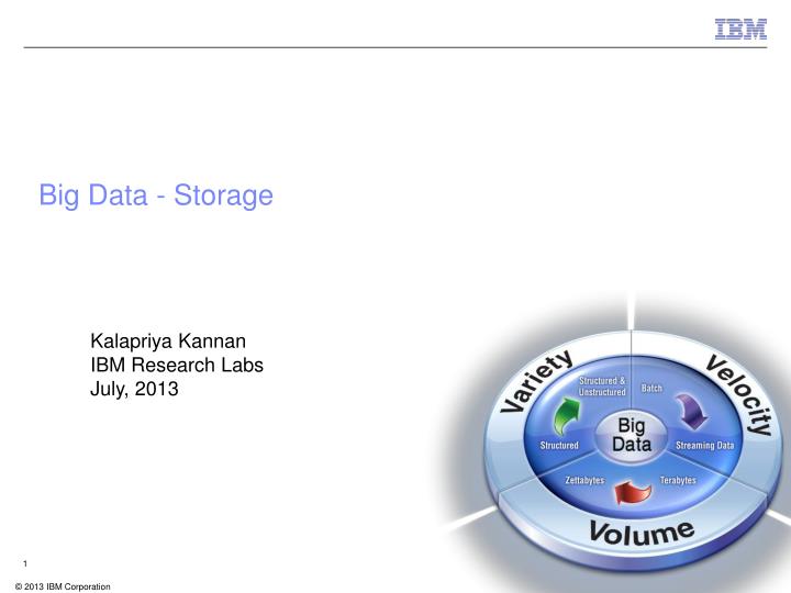 big data storage