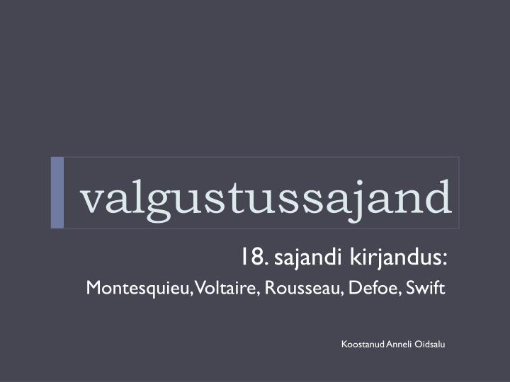 valgustussajand