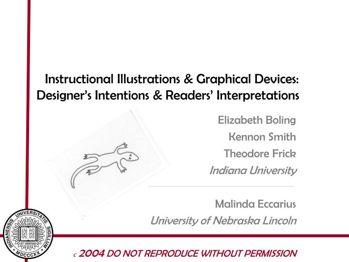 instructional illustrations graphical devices designer s intentions readers interpretations