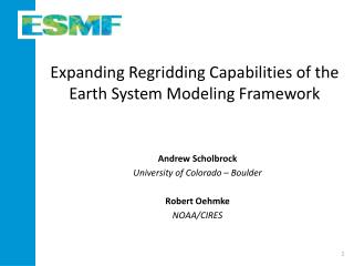 Expanding Regridding Capabilities of the Earth System Modeling Framework