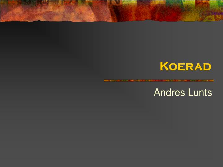 koerad