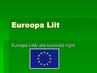 euroopa liit