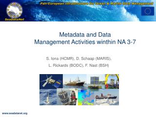 Metadata and Data Management Activities winthin NA 3-7
