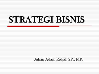 strategi bisnis