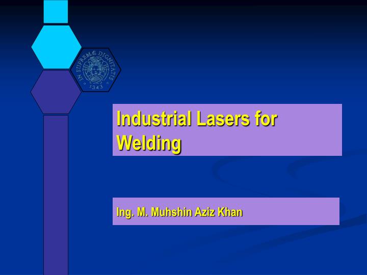 industrial lasers for welding
