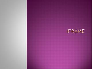 iframe