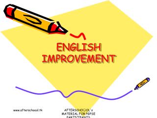 ENGLISH IMPROVEMENT