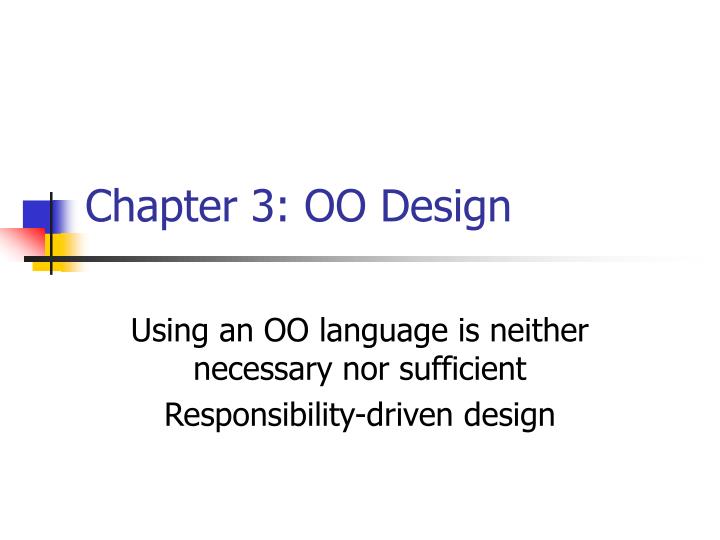 chapter 3 oo design