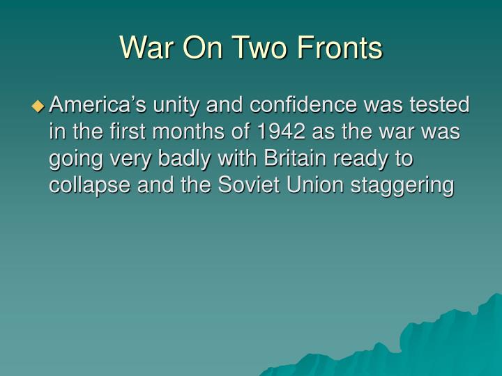 war on two fronts