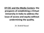 Dr. Shahid Rasool - slide 1