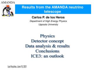 Results from the AMANDA neutrino telescope
