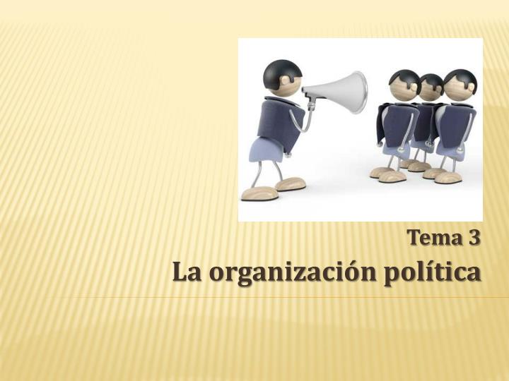 tema 3 la organizaci n pol tica