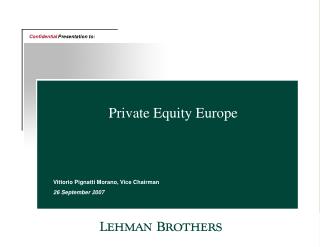 Private Equity Europe