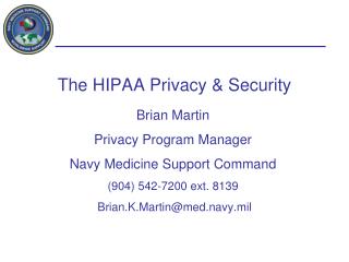 The HIPAA Privacy &amp; Security