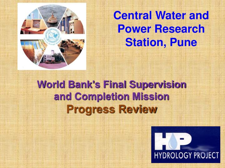 central water and power research station pune