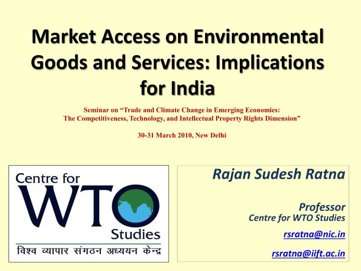 market access on environmental goods and services implications for india