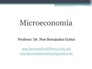 microeconom a