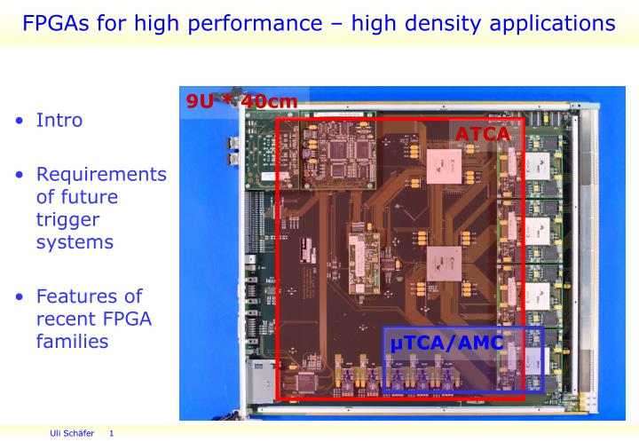 fpgas for high performance high density applications