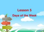 Lesson 5 Days of the Week