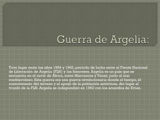 guerra de argelia