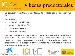 4 becas predoctorales