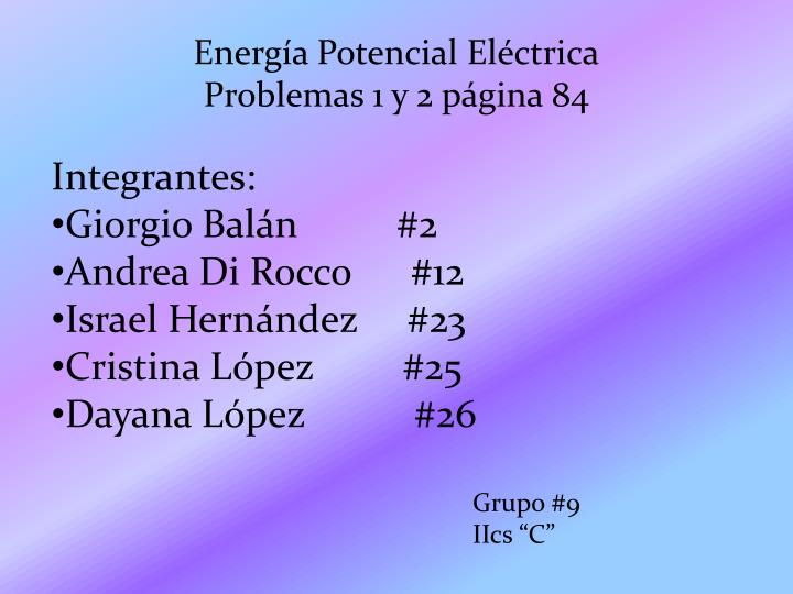 energ a potencial el ctrica problemas 1 y 2 p gina 84