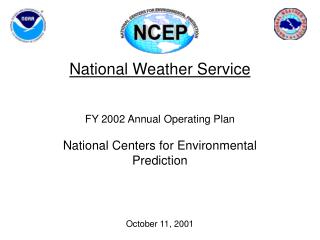 National Weather Service FY 2002 Annual Operating Plan