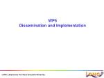 WP5 Dissemination and Implementation - slide 1