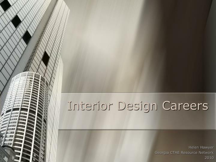 interior design careers