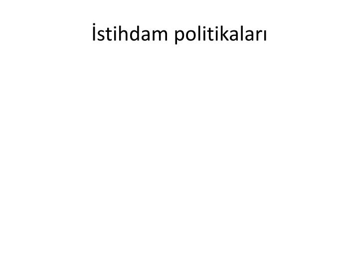 stihdam politikalar