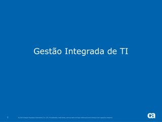 gest o integrada de ti
