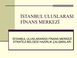 stanbul uluslarasi f nans merkez