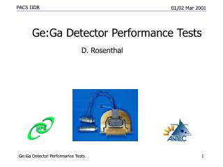 Ge:Ga Detector Performance Tests