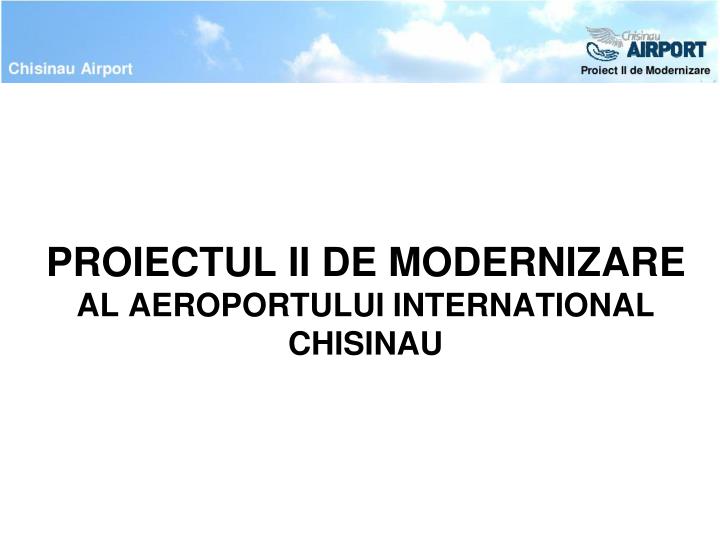 proiectul ii de modernizare al aeroportului international chisinau