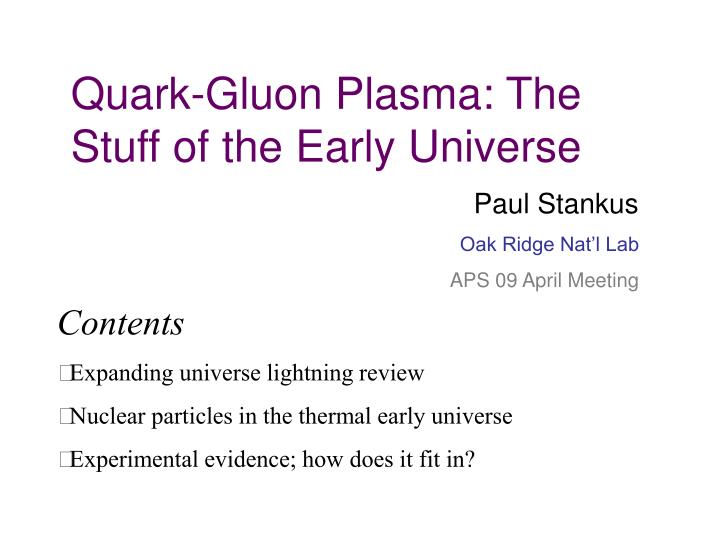 paul stankus oak ridge rhic ags users meeting june 20 05