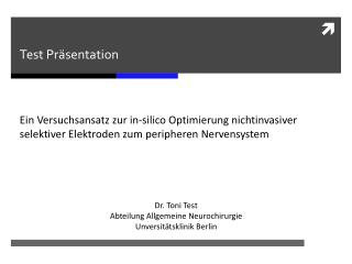 test p r sentation
