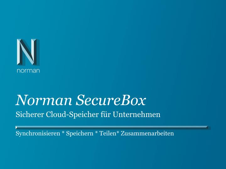 norman securebox