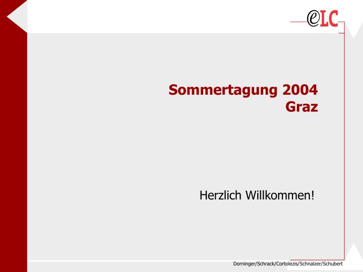 sommertagung 2004 graz